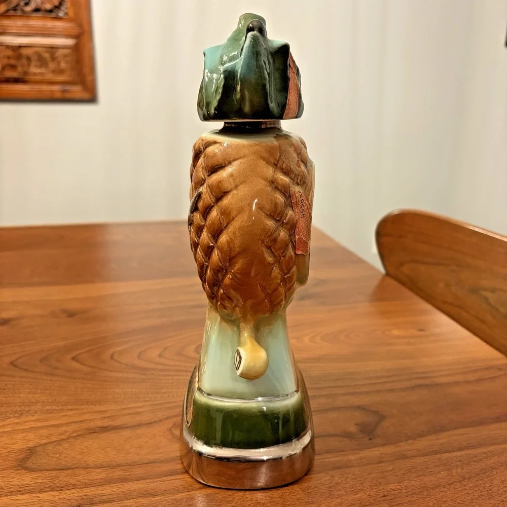 Vintage 1972 Jim Beam Hawaiian Open Pro-Am United Air Lines Decanter EMPTY